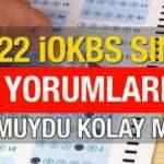 Bursluluk sınavı yorumları: 2022 İOKBS Türkçe, Matematik, Fen Bilimleri, Sosyal Bilgiler...