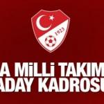 Türkiye A Milli Erkek Futbol Takımı Aday Kadrosu Eylül 2022