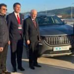 Devlet Bahçeli ve Mustafa Şentop yerli otomobil TOGG'u test etti!