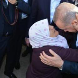 Başkan Erdoğan ile Zülfiye Ceylan buluştu: Çok sevinçle ve mutlulukla uğurladım