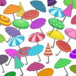 Eğlenerek yapacağınız zeka testi: Aynı iki şemsiyeyi 7 saniyede bul!