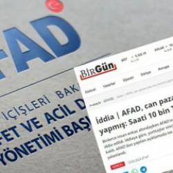 AFAD'dan BirGün ve HalkTV'nin 'vinç ticareti' iddialarına yalanlama