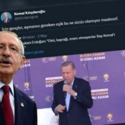 Kılıçdaroğlu, Başkan Erdoğan'ın Kandil için ifade ettiği sözleri böyle manipüle etti