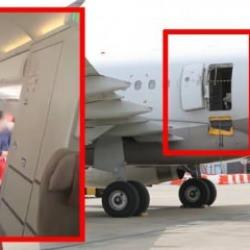 Uçuş sırasında yolcu kapıyı açtı: Korkunç anlar