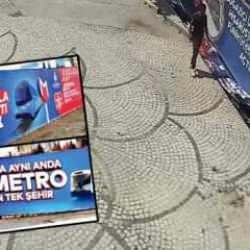 Metro yok reklam var! İBB inşaat yapmadığı metronun reklam panolarını 10. kez değiştirdi
