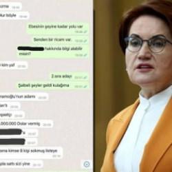 Meral Akşener milletvekili borsası kurmuş! Whatsapp mesajları ifşa oldu