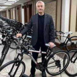 Şahinbey Belediyesi'nden 5 teşekküre 1 bisiklet