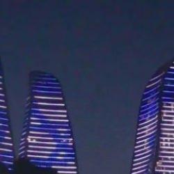 'Azerbaycan'da binalara İsrail bayrağı yansıtıldı' iddiası yalanlandı