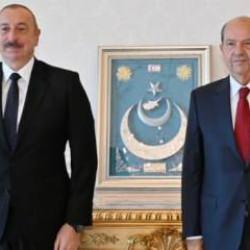 Aliyev'le Ersin Tatar, Bakü'de görüştü