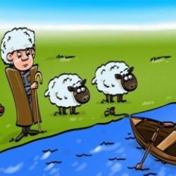 Aklınızı karıştıracak zekâ sorusu: 2 koyun ve bir kurdu nehrin karşısına nasıl geçirirsin?