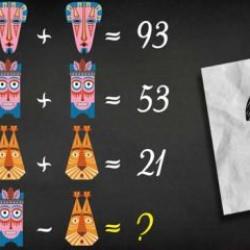 Matematik becerinizi gösterin: Şekillerin sayısal değerlerini bularak verilen denklemin sonucunu çözebilir misin?