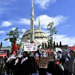 Marmara Üniversitesi İlahiyat Fakültesi öğrencilerinden Filistin'e destek!