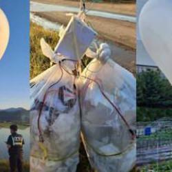 Kuzey Kore'den kısasa kısas: Çöp dolu balonlar gönderdiler