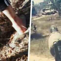 İsrail’in milyonluk tankını yalın ayak havaya uçurdu! Kassam yine zoru başardı