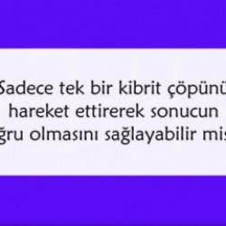 Kibrit çöpü bulmacası #9: Kibrit çöpü yer değiştirme oyunuyla zihinsel becerilerinizi geliştirin