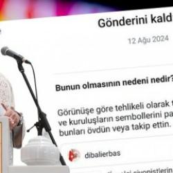 Instagram önce sildi, sonra geri adım attı! Erbaş'ın iki mesajı yeniden yüklendi