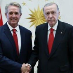 Cumhurbaşkanı Erdoğan, Jeff Flake ile görüştü