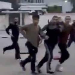 Suriye'de serbest bırakılan mahkumlar işte böyle sevindi