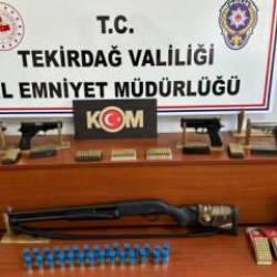 Tekirdağ'da silah ticaretine yönelik operasyon!