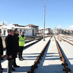 Başkan Altay: 'Bütün gücümüzle raylı sistem ağını güçlendirmeye gayret ediyoruz”