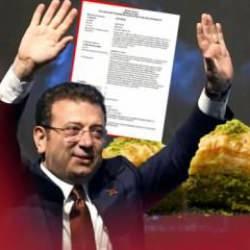İmamoğlu'ndan 95 milyon TL'lik rezillik! İBB'den skandal maddeyle şerbetli tatlı ihalesi