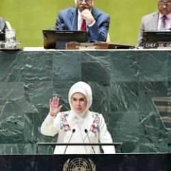 Emine Erdoğan: Dünya beşten büyüktür adil bir dünya mümkün!