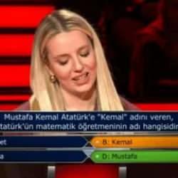 'Bu soruda elenirsem çok üzülürüm' dedi! Milyonere damga vuran soru