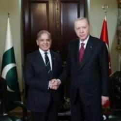 Cumhurbaşkanı Erdoğan, Şahbaz Şerif'i kabul etti