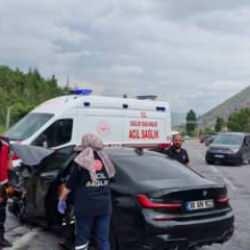 Kayseri'de 2 kişinin öldüğü feci kaza kamerada