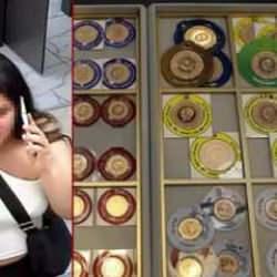 Diyarbakır'da 12 kuyumcuya sahte altın satan şüpheli kamerada 