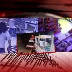 Muğla açıklarındaki şiddetli deprem saniye saniye kameralara yansıdı