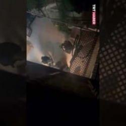 İran füzelerini görüntüleyen Filistinlilere şiddet!