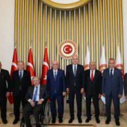 TBMM Başkanı Kurtulmuş, eski TBMM başkanlarıyla buluştu