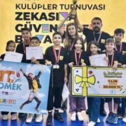 Genç KOMEK öğrencileri 4. Tazof Kulüpler Turnuvası’da Türkiye şampiyonu oldu
