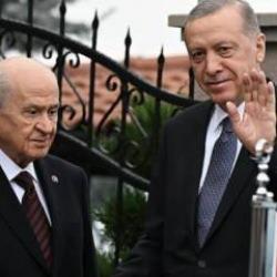 Cumhurbaşkanı Erdoğan, Bahçeli ve Buldan ile görüştü