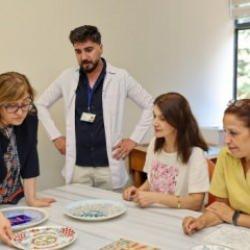 Başkan Şahin, GASMEK'te eğitim alan öğrencileri ziyaret etti 