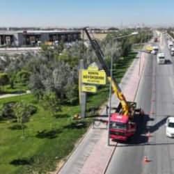 Konya'da totem ve tabelalar kaldırılıyor
