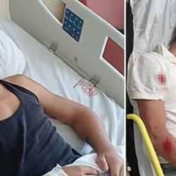 14 yaşındaki Kenan 'ne bakıyorsun' kavgasında ağır yaralandı 