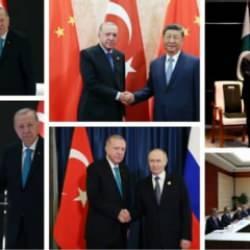 Çin'de diplomasi rüzgarı! Başkan Erdoğan'dan peş peşe görüşmeler