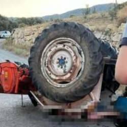 İzmir'de feci kaza: Traktörün altında kalarak öldü!