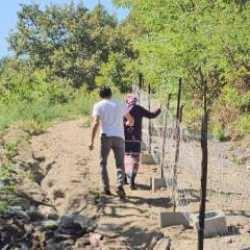 Zonguldak'ta akıl almaz olay: Yolu, tel örgü ve beton bloklarla kapattı