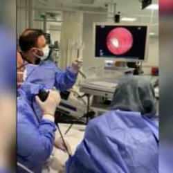 Hastanın akciğerine kaçan sarımsak operasyonla çıkarıldı