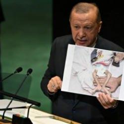 İşte Erdoğan'ın BM'de gösterdiği fotoğraflar