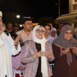 Umreye gönderilen 41 yıllık evli çiftler için uğurlama töreni yapıldı
