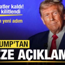 ABD'den bir adım daha! Dünya kilitlendi! Trump'tan son dakika Gazze açıklaması!