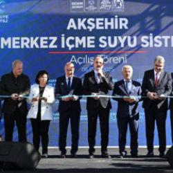 Konya Büyükşehir Akşehir’de 104 km’lik dev içme suyu yatırımını hizmete açtı