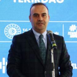 Sanayi ve Teknoloji Bakanı Kacır Tekirdağ'da fabrika temel atma töreninde konuştu: