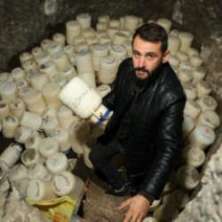 Sivas'ta 2 bin yıllık 'peynir oteli' gören şaşkına dönüyor