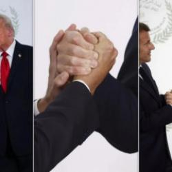 Trump ile Macron'un bilek güreşinin sırrı çözüldü! Tehdit etmiş