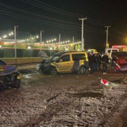 Çankırı’da 3 aracın karıştığı zincirleme kaza: 9 yaralı